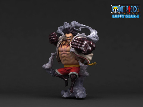 Luffy Gear 4 - One Piece Modelo de impresión 3D