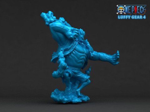 Luffy Gear 4 - One Piece Modelo de impresión 3D