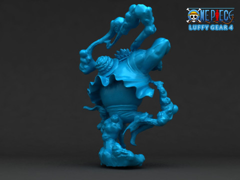 Luffy Gear 4 - One Piece Modelo de impresión 3D
