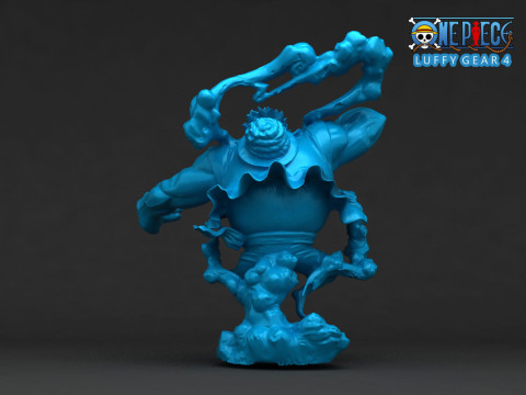 Luffy Gear 4 - One Piece Modelo de impresión 3D