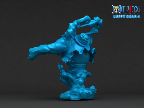 Luffy Gear 4 - One Piece Modelo de impresión 3D