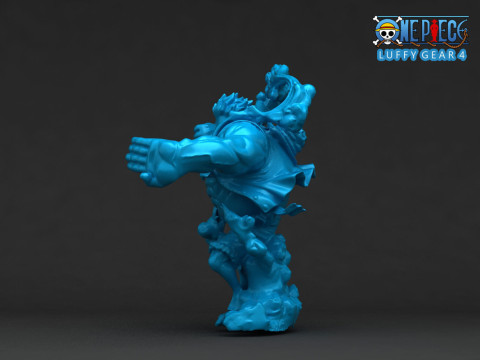 Luffy Gear 4 - One Piece Modelo de impresión 3D
