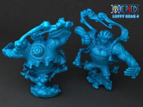Luffy Gear 4 - One Piece Modelo de impresión 3D