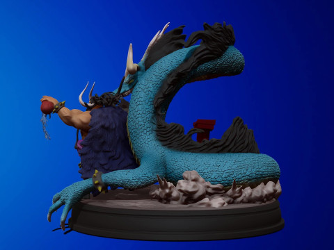 Kaido Emperor and Dragon Modelo de impresión 3D