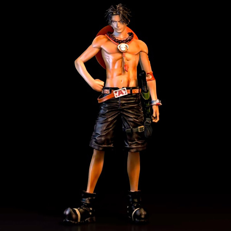 One Piece Ace 3Dプリントモデル .c4d .max .obj .3ds .fbx .stl .blend 