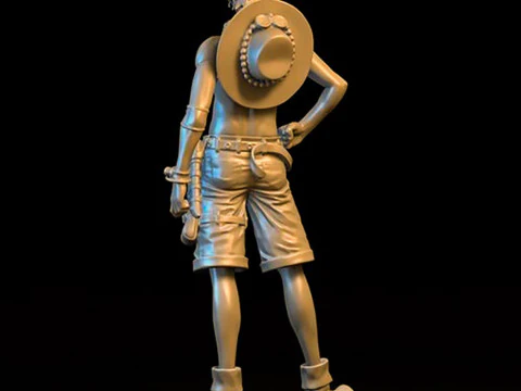 One Piece Ace 3D Print Model