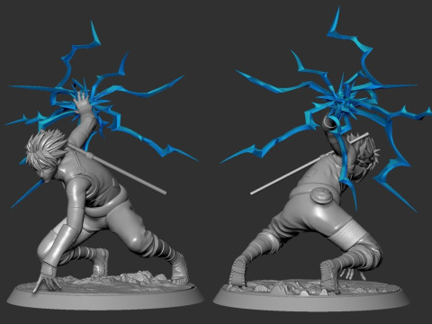 Kakashi Anbu - Naruto 3D Baskı Modeli
