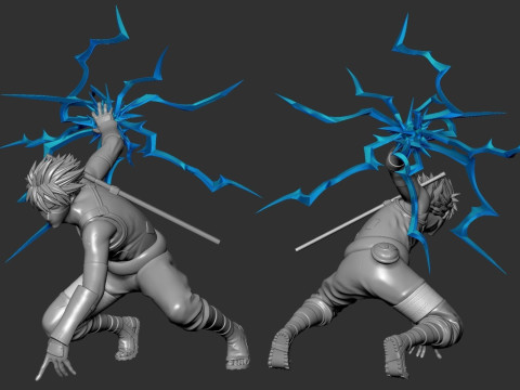 Kakashi Anbu - Naruto 3D Baskı Modeli