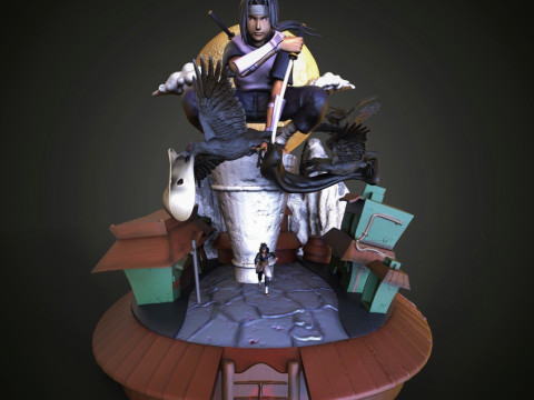 Uchiha Itachi - Naruto Modèles 3D en vedette