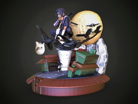 Uchiha Itachi-Naruto Modello di stampa 3D
