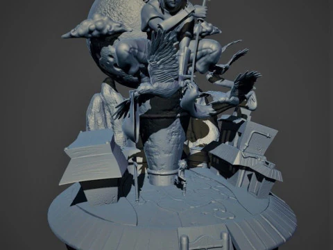 Uchiha Itachi-Naruto Modello di stampa 3D