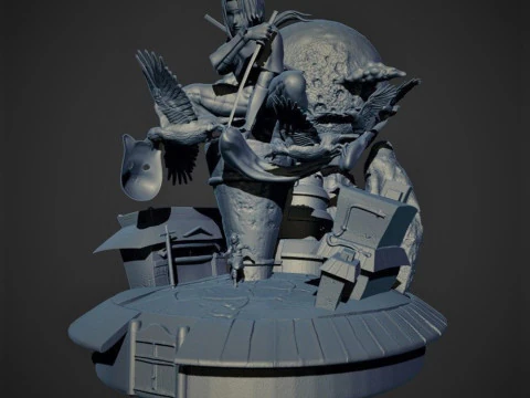 Uchiha Itachi-Naruto Modello di stampa 3D