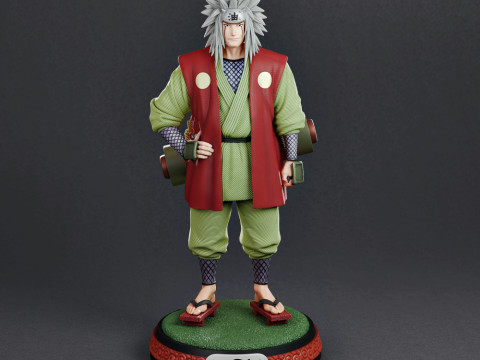 Jiraiya - Naruto 3D Print Model