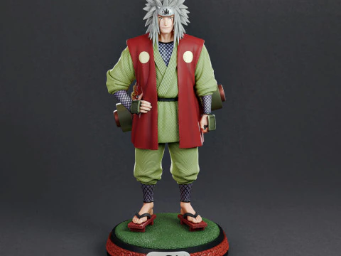 Jiraiya &ndash; Naruto 3D Druckmodell