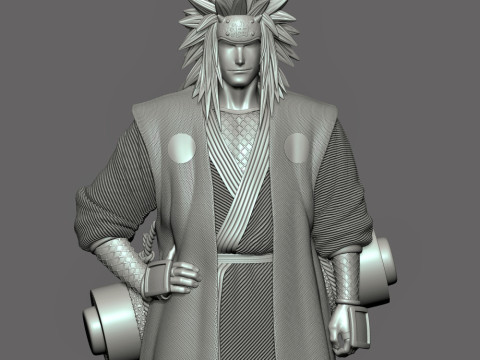 Jiraiya - Naruto Modèles 3D en vedette