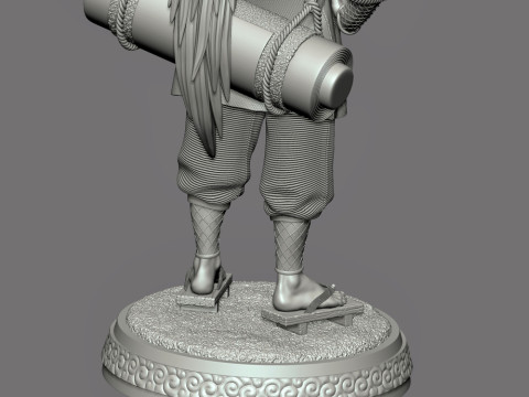 Jiraiya - Naruto Modèles 3D en vedette