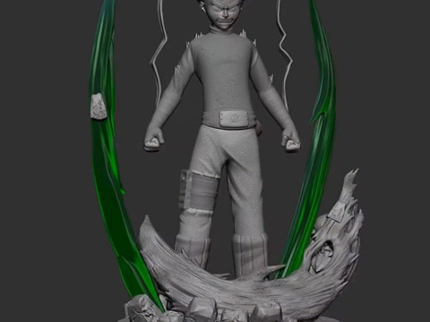 Rock Lee - Naruto 3D Print Model