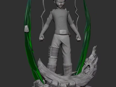 Rock Lee - Naruto 3D Print Model