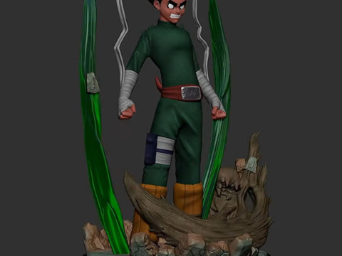 Rock Lee - Naruto 3D Print Model