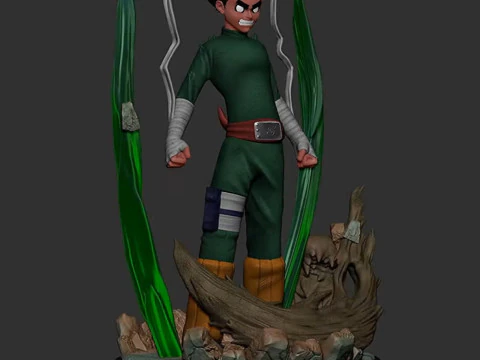 Rock Lee - Naruto 3D Print Model