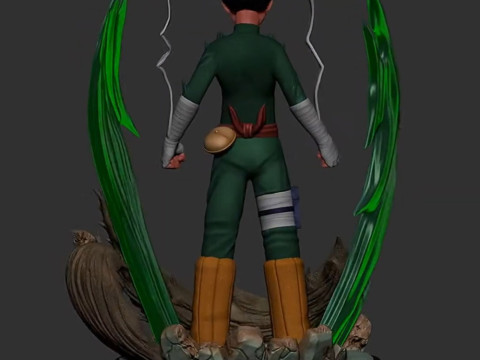 Rock Lee - Naruto 3D Print Model