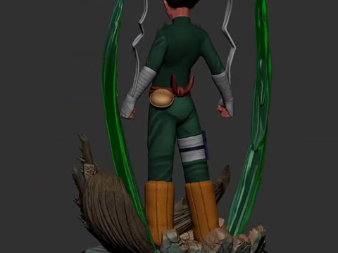 Rock Lee - Naruto 3D Print Model