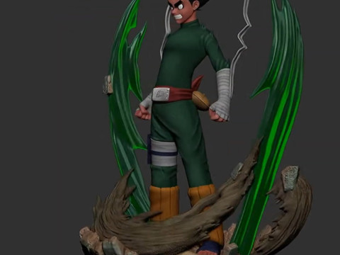 Rock Lee - Naruto 3D Print Model