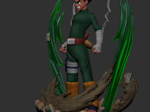 Rock Lee - Naruto 3D Print Model