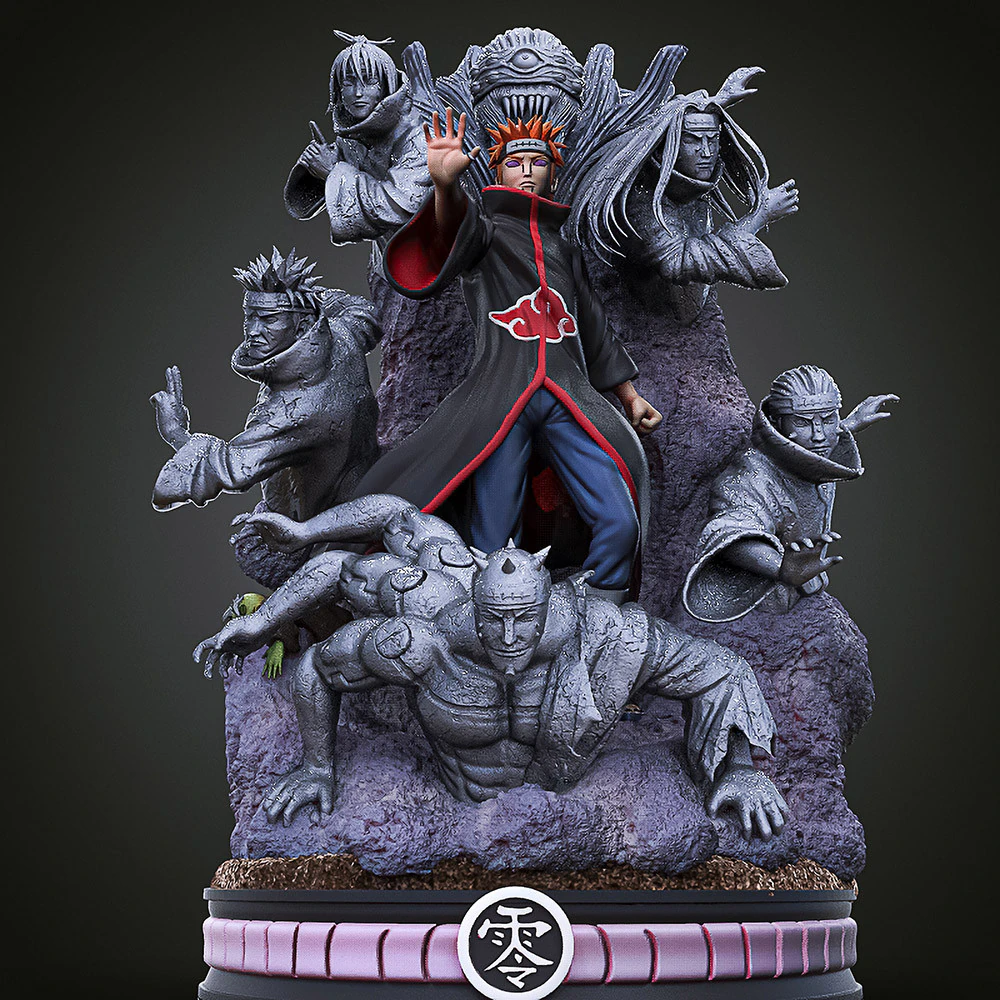 Pain Akatsuki - Naruto 3D Print Model in Man 522823 | 3DExport