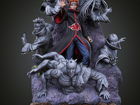 Pain Akatsuki - Naruto 3D Print Model