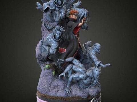 Pain Akatsuki - Naruto 3D Print Model