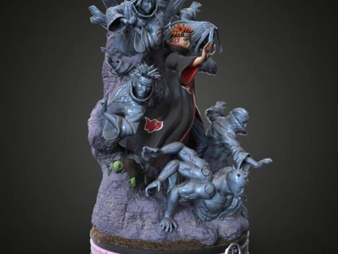 Pain Akatsuki - Naruto 3D Print Model