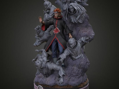 Pain Akatsuki - Naruto 3D Print Model