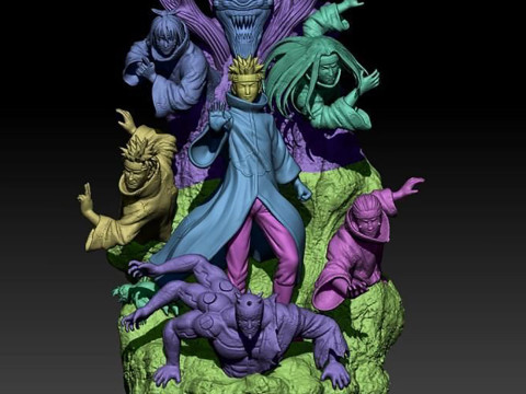 Pain Akatsuki - Naruto 3D Print Model