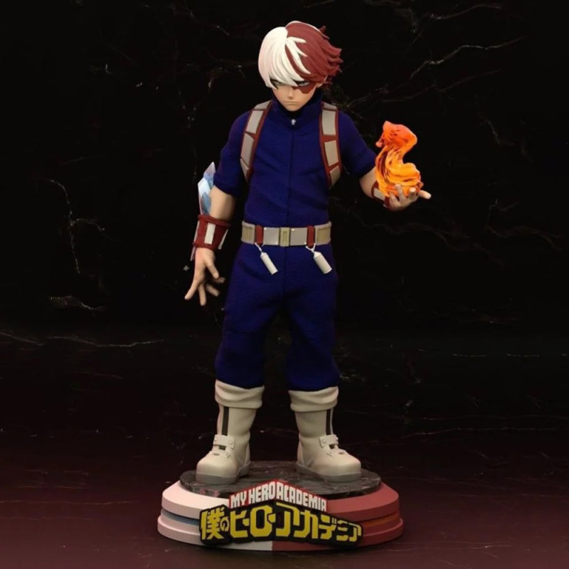 Todoroki Shouto - My Hero Academia 3D-printmodel .c4d .max .obj .3ds .fbx .stl .blend 