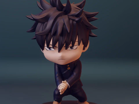 Megumi Fushiguro - Jujutsu Kaisen Modèles 3D en vedette
