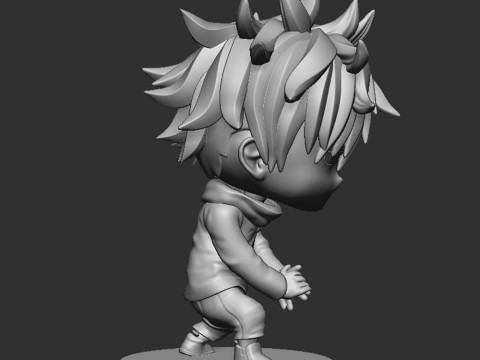Megumi Fushiguro - Jujutsu Kaisen 3D 프린트 모델
