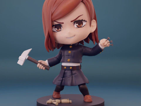 Нобара Кугисаки - Дзюдзюцу Кайсен 3D Принт Модель