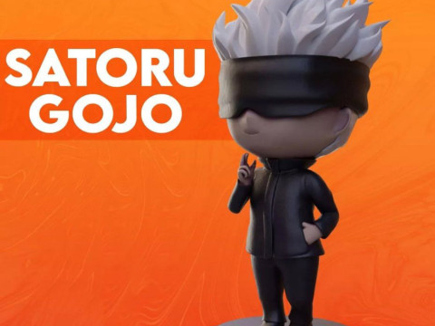Satoru Gojo - Jujutsu Kaisen Modelo de Impressão 3D