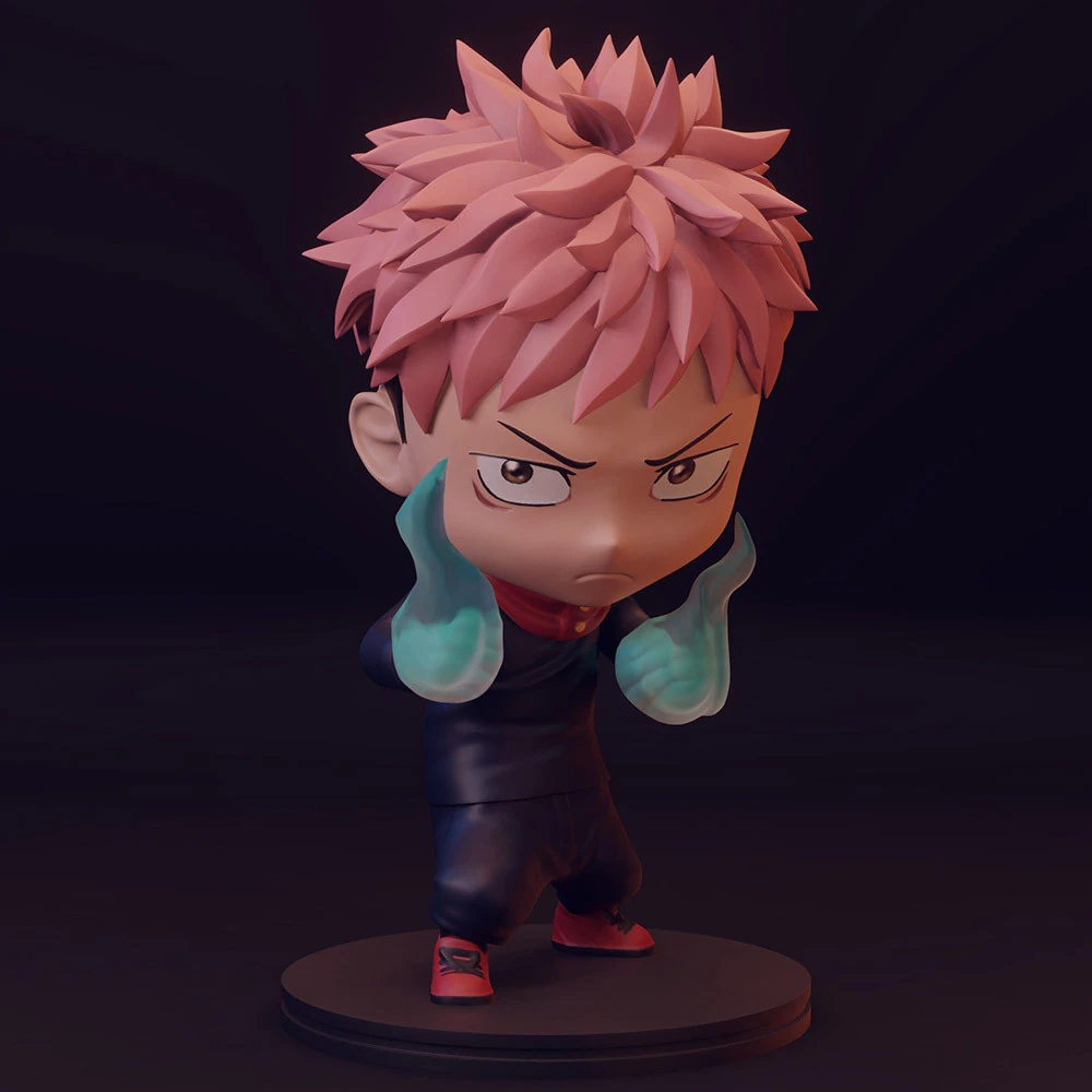 Itadori Yuji - Jujutsu Kaisen 3D Print Model .c4d .max .obj .3ds .fbx .stl .blend 