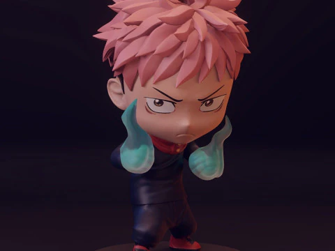 Итадори Юдзи - Дзю-дзюцу Кайсен 3D Принт Модель