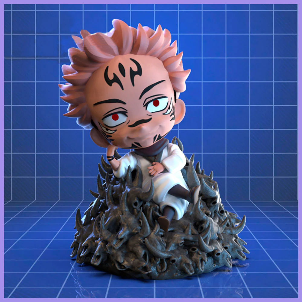 Ryomen Sukuna - Jujutsu Kaisen 3D Print Model .c4d .max .obj .3ds .fbx .stl .blend 