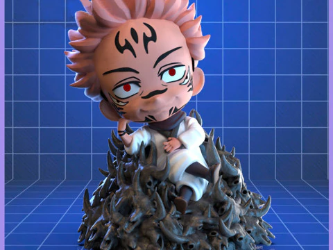 Ryomen Sukuna - Jujutsu Kaisen 3D Print Model