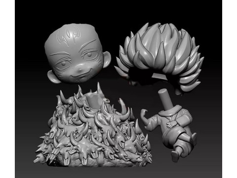 Ryomen Sukuna - Jujutsu Kaisen 3D Baskı Modeli