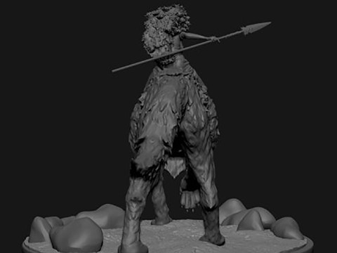 Princess Mononoke 3D Baskı Modeli