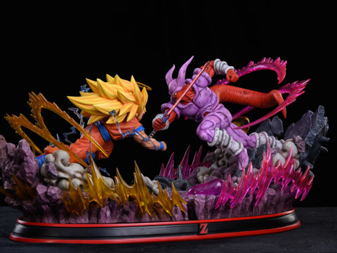 Goku Vs Janemba 3Dプリントモデル