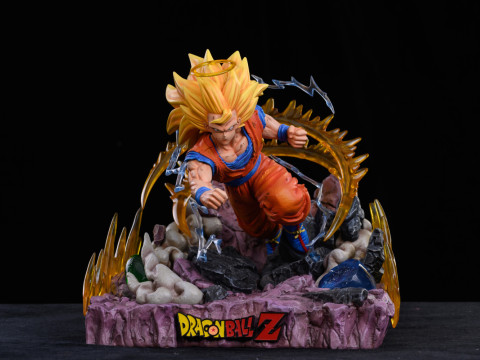 Goku Vs Janemba 3Dプリントモデル
