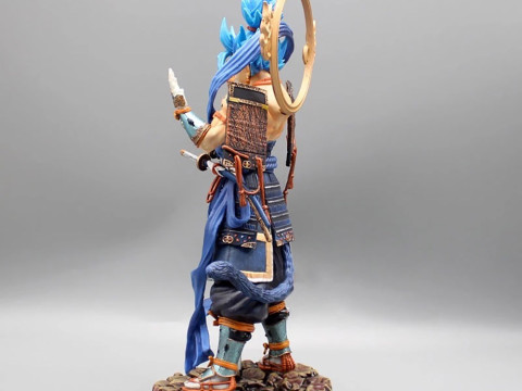 Vegeto Samurai 3D 프린트 모델