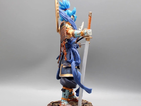 Vegeto Samurai 3D 프린트 모델