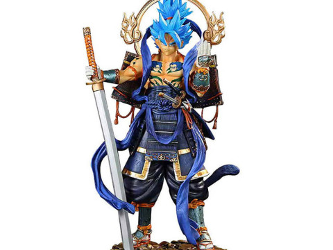 Vegeto Samurai 3D 프린트 모델